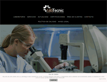 Tablet Screenshot of labtecnic.com